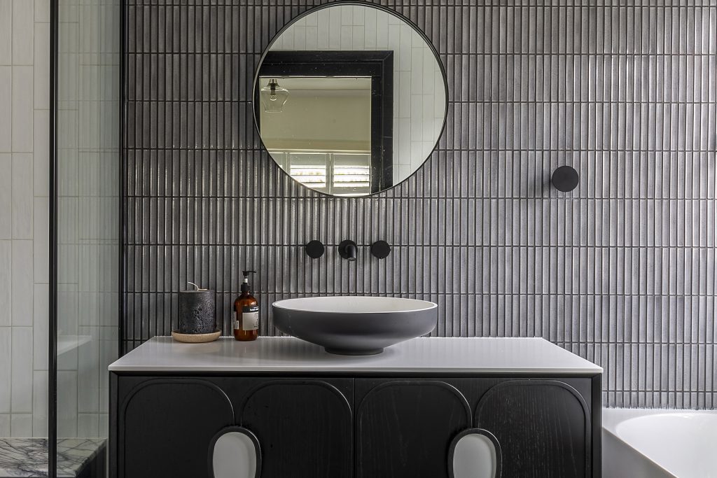 Bathroom Renovations - sink and mirror