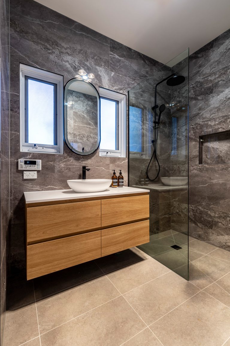 Bathroom Renovations Near You - Grey Wall tiles